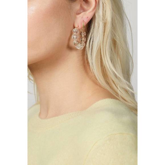 NEW VERMEER STUDIO odele hoops in clear - Picture 2 of 4